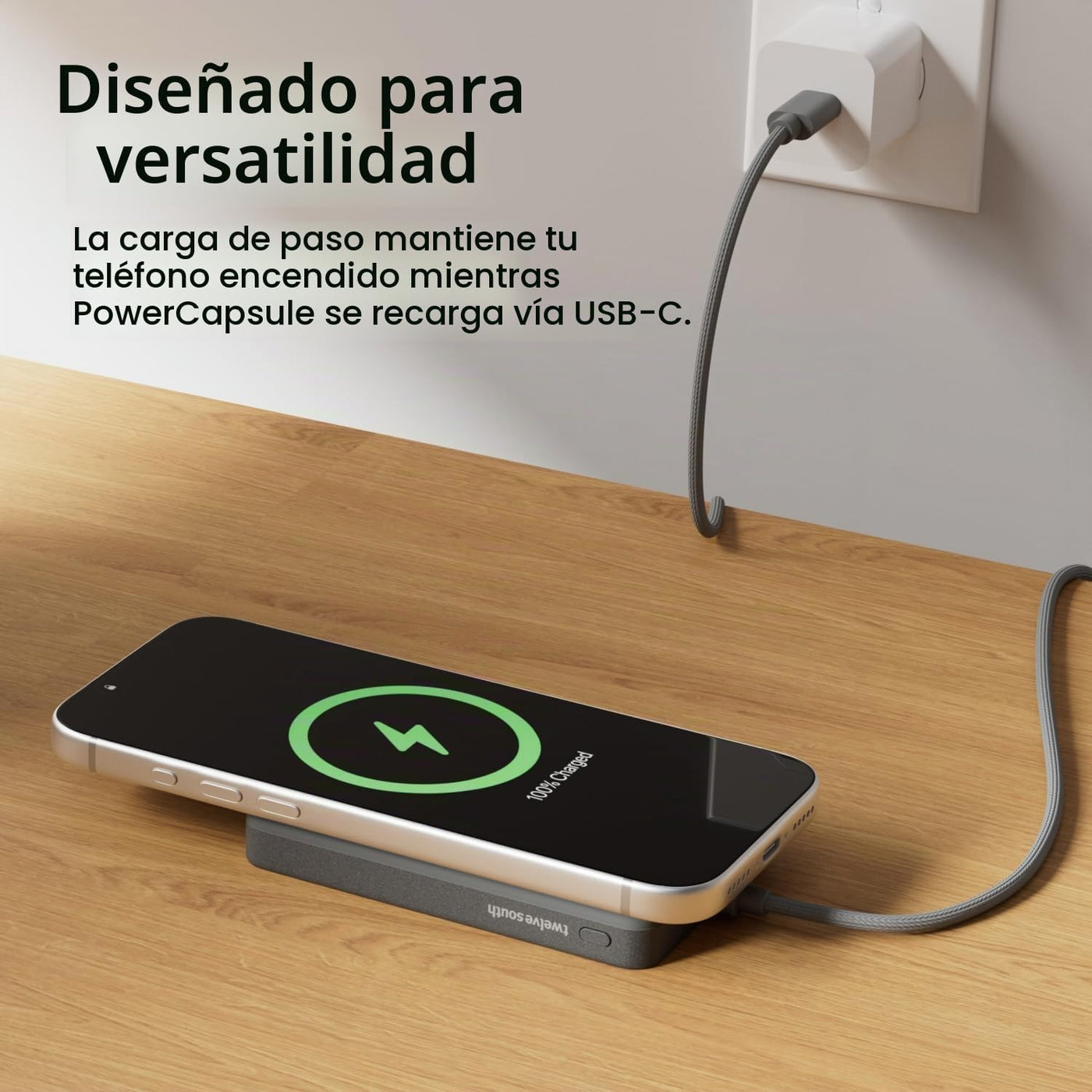 Twelve South PowerCapsule, banco de energía compatible con MagSafe...