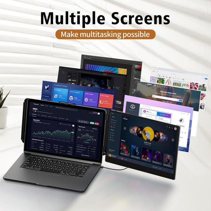 Extensor de pantalla para laptop, monitor de computadora portátil F...