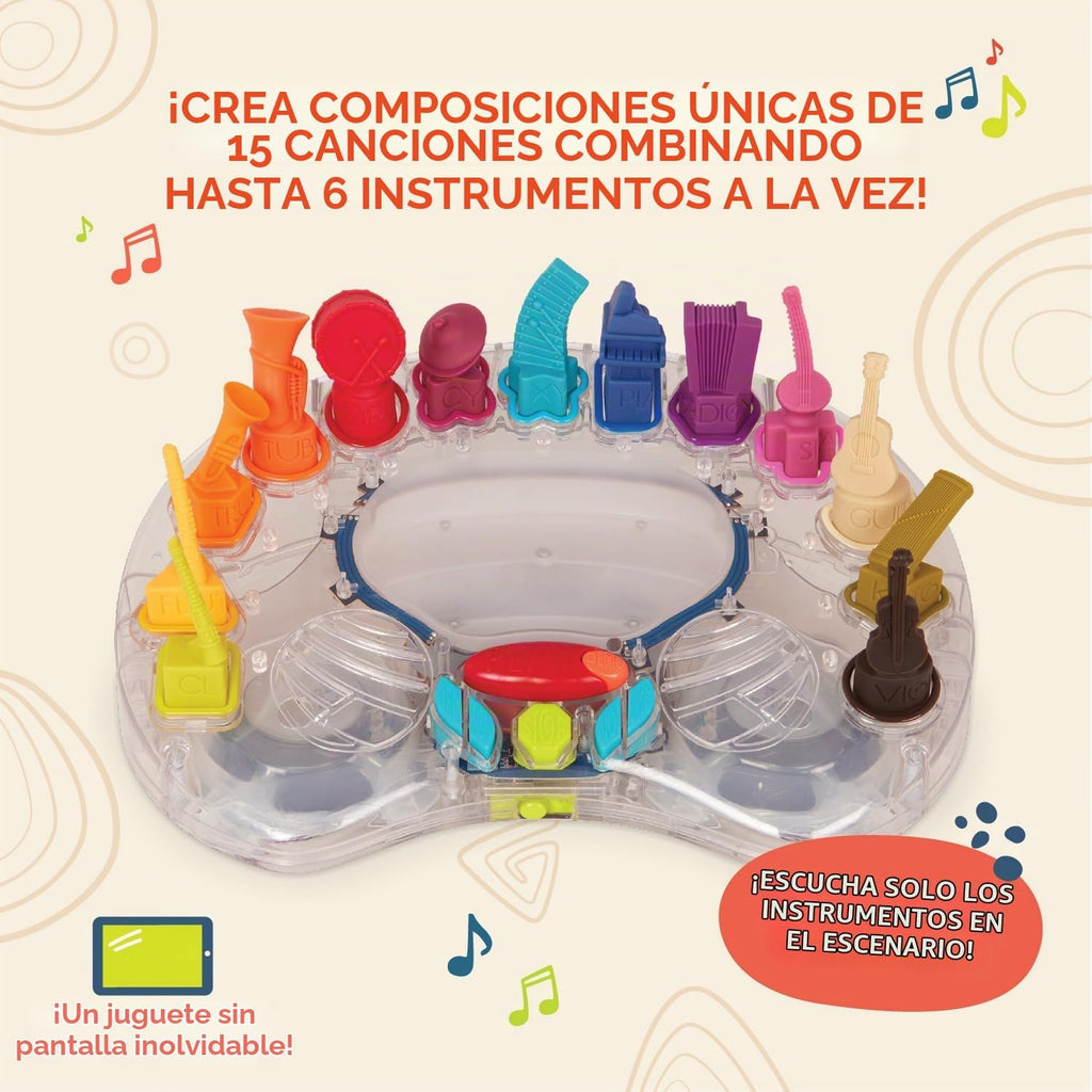Juguete de sonido B. Symphony, edición con 13 instrumentos