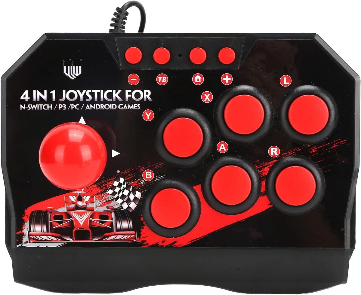 Arcade Fight Stick 4 en 1 con cable Arcade Joystick Arcade