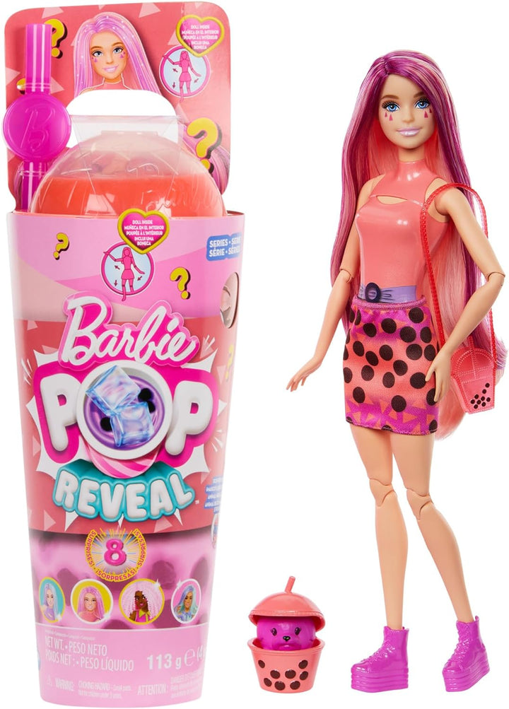 Muñeca Barbie Pop Reveal de la Serie Bubble Tea y Accesorios con Ma...