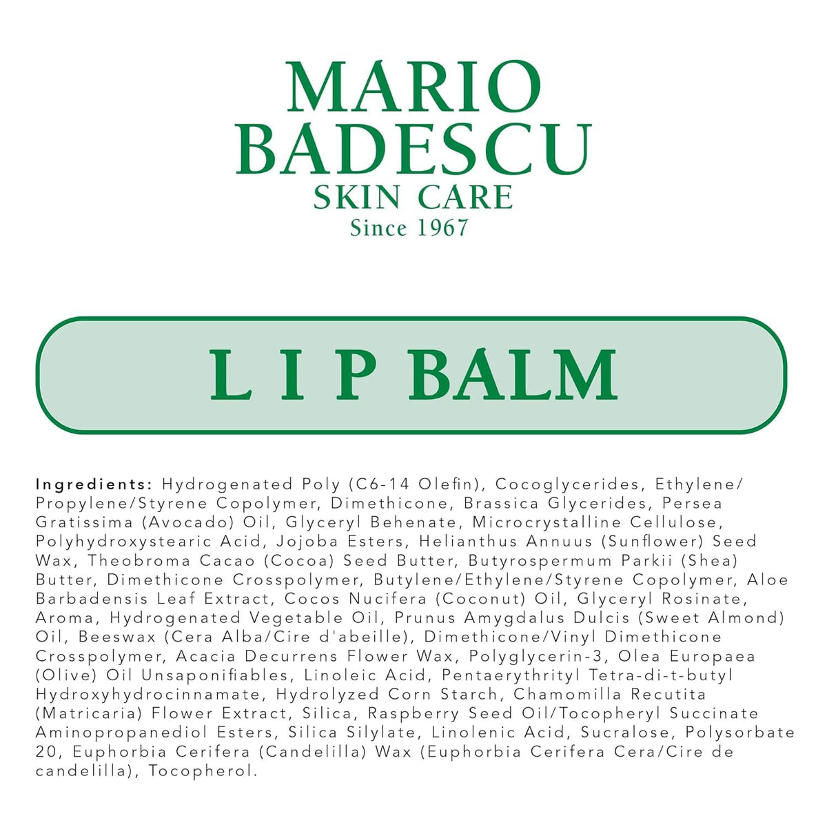 Mario Badescu Bálsamo Labial Hidratante para Labios Agrietados y Se...
