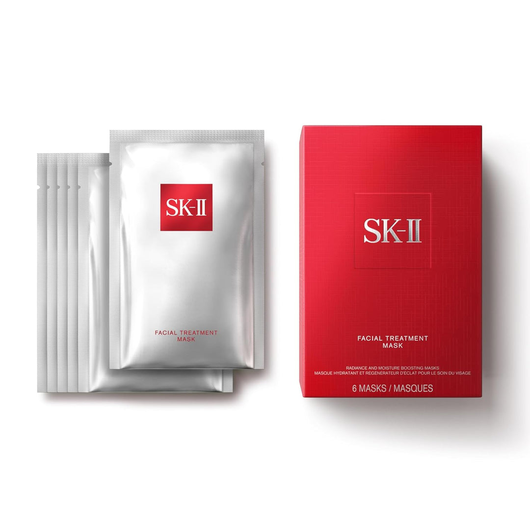 Máscaras faciales SK-II - Hojas de máscara facial iluminadoras para...