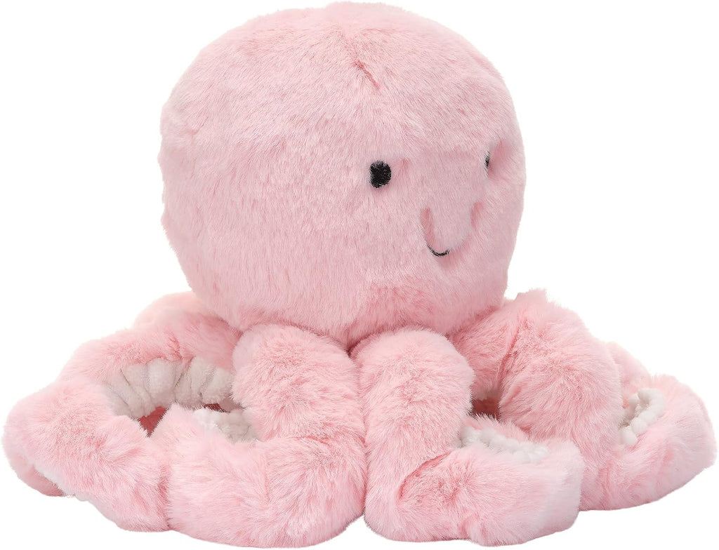 Lambs & Ivy - Peluche rosa de pulpo de la colección Sea Dreams, juguete de animal de peluche - Burbujas