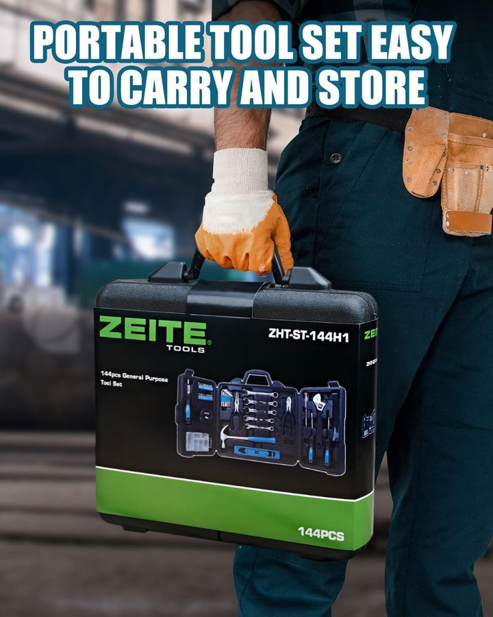 Zeite Kit de herramientas para el hogar, juego de herramientas manu...