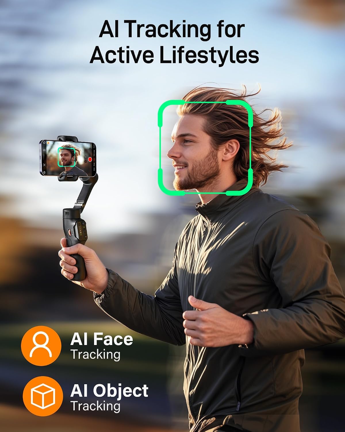 Estabilizador de cardán iSteady X3 SE Plus de hohem para iPhone, cardán de teléfono de 3 ejes con control remoto desmontable, varilla extensible, batería de 11 horas, estabilizador plegable portátil