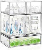 Organizador de almacenamiento de botellas para bebé: Cajones de