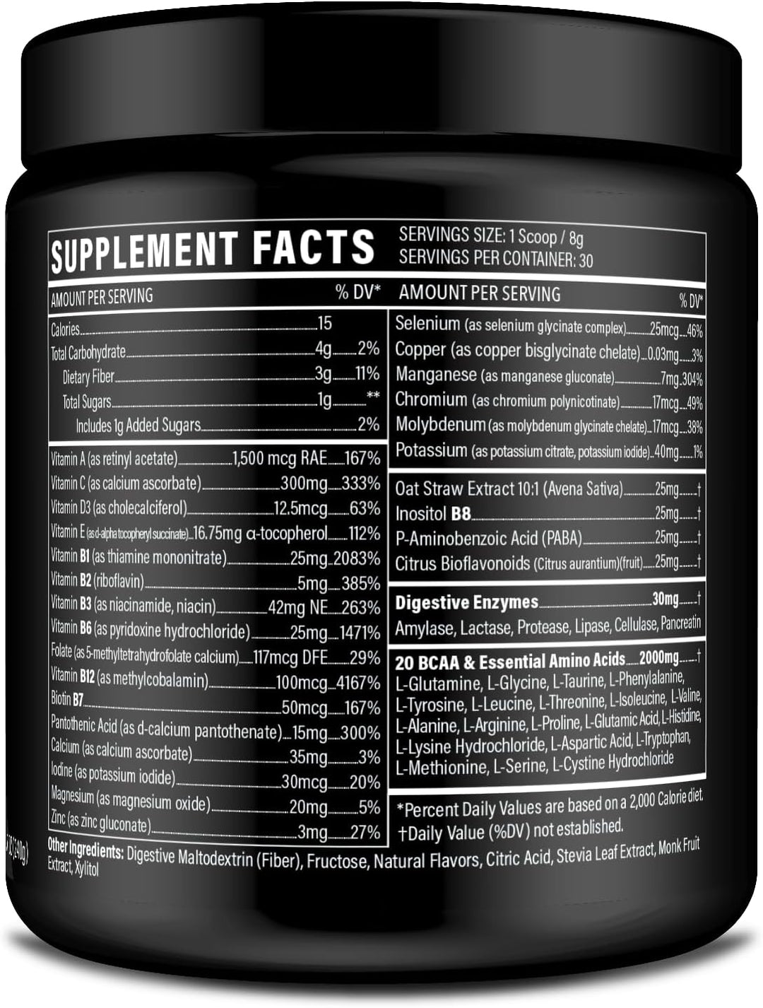 Multivitamínico en polvo \u2013 Mezcla de bebida cetogénica para ho...