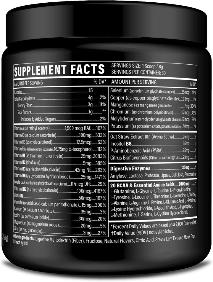 Multivitamínico en polvo \u2013 Mezcla de bebida cetogénica para ho...