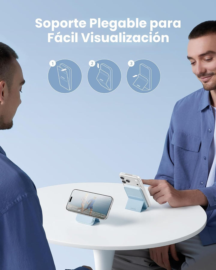 Anker - Batería magnética 622 (MagGo), cargador portátil inalámbric...