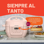 Instant Pot 4QT RIO Mini olla multicocción 7 en 1, olla a presión, cocción lenta, salteado, vapor, arrocera, yogur y calentador, Rosewater, 4 cuartos