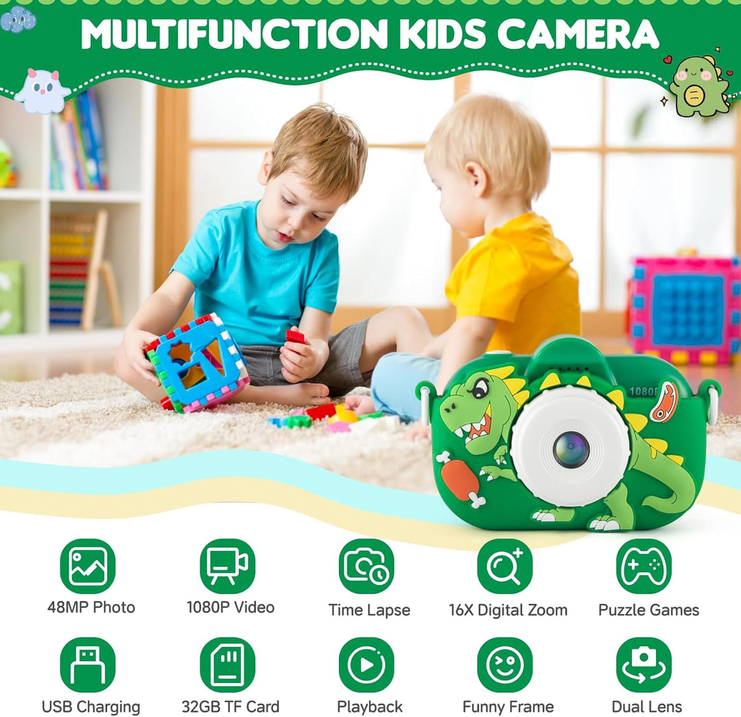 Cámara digital para niños de NBKLS, juguetes para niños pequeños, r...