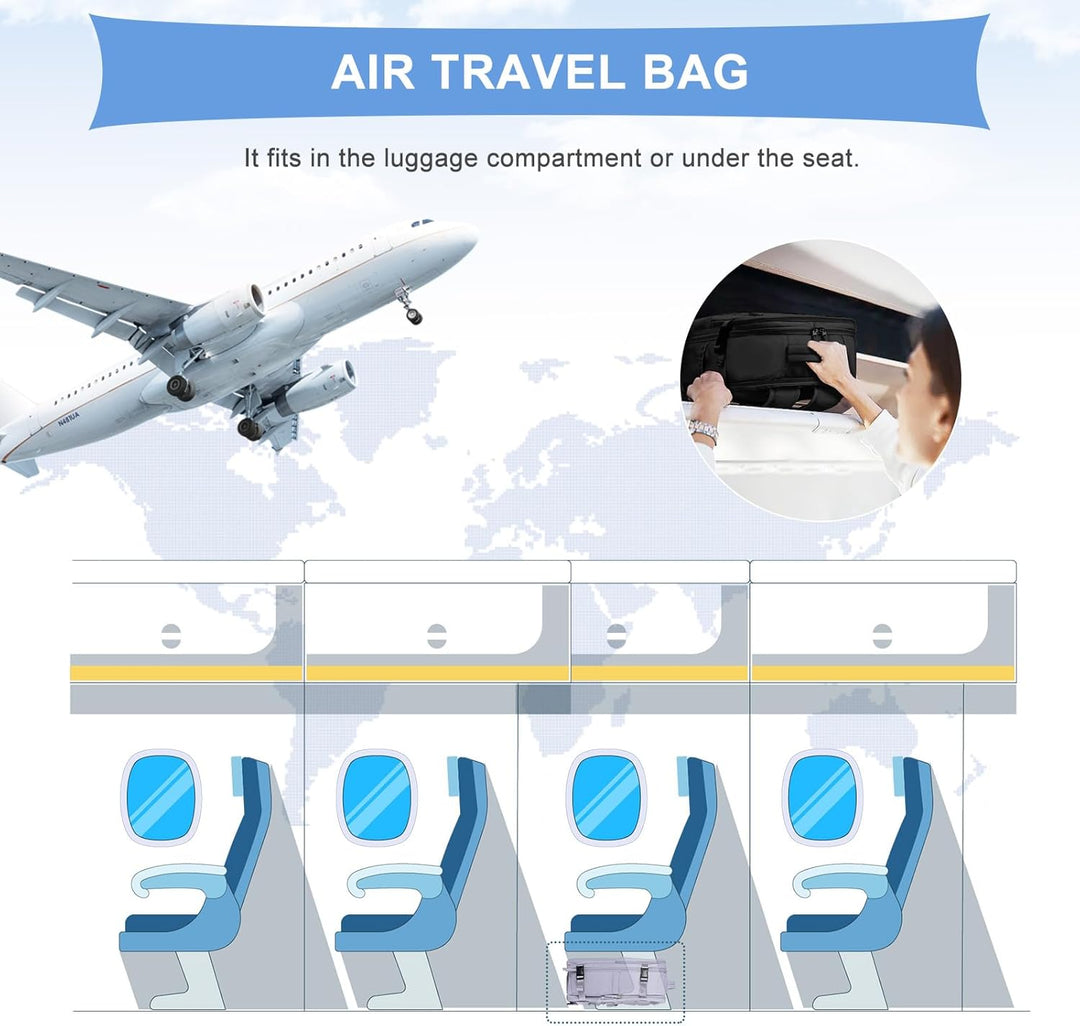 coowoz Mochila de mano para mujeres y hombres, mochila de viaje apr...