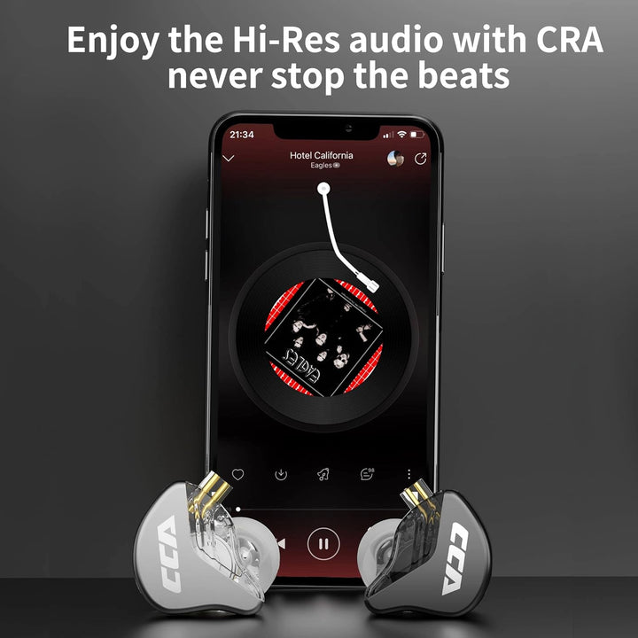 CCA CRA Auriculares Intrauriculares con Monitor, Controlador Dinámi...