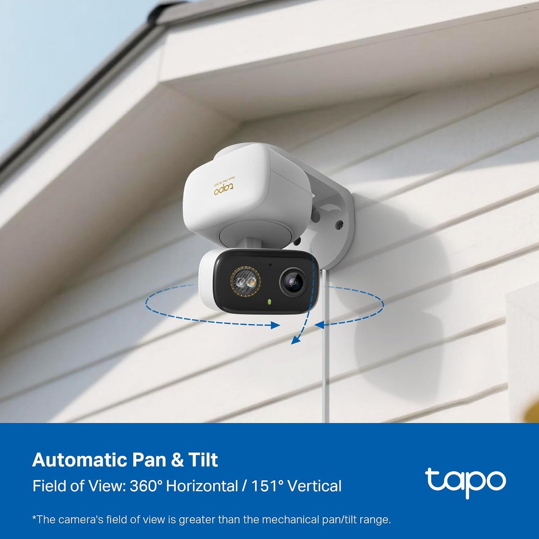 Tapo 3K 5MP Cámara de seguridad Pan\/Tilt para interiores\/exterior...