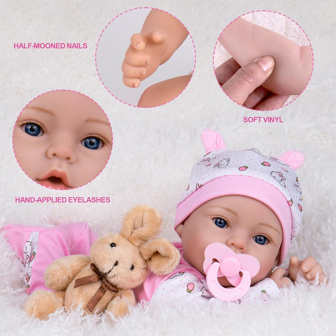 Aori Muñecas Reborn de bebé realistas - Muñeca de bebé recién nacid...