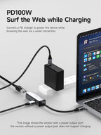 Hagibis Adaptador USB C a Ethernet, USB a red Gigabit RJ45 con PD de 100W