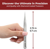 World's Best Tweezers Pinzas de punta de diamante para uso prof...