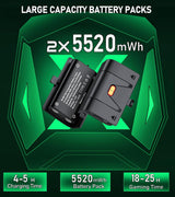 NinABXY Controller Rechargeable Battery Pack - 2X5520mWH Xbox Batte...