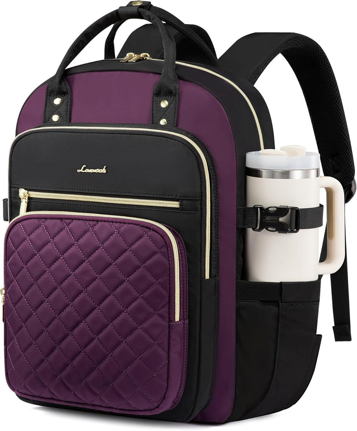 LOVEVOOK Mochila para computadora portátil para mujer, mochila para...