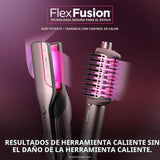 Shark FlexFusion - Plancha de pelo y potente secador de pelo con ce...