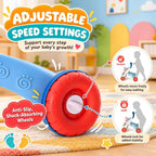 AuntyFey Andador para Bebé, Andador 3 en 1 para Niñas y Niños, Azul