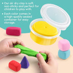 Drama Planet Mini kit de arcilla de postre para niños, haz y exhibe