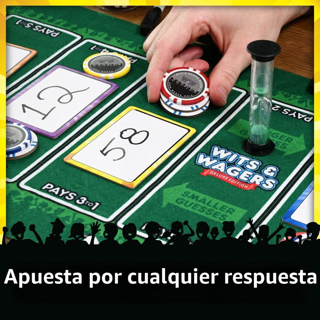 Wits & Wagers Juego de mesa, edición de lujo, Multi Color