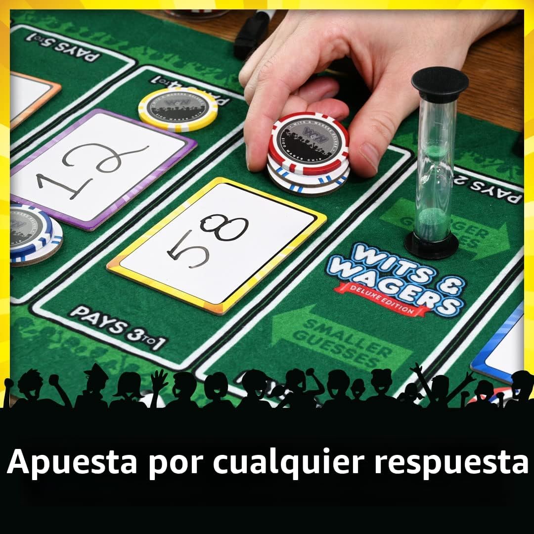 Wits & Wagers Juego de mesa, edición de lujo, Multi Color