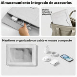LumoTrek Funda para portátil 2 en 1 con soporte, 13-14 pulgadas, pi...