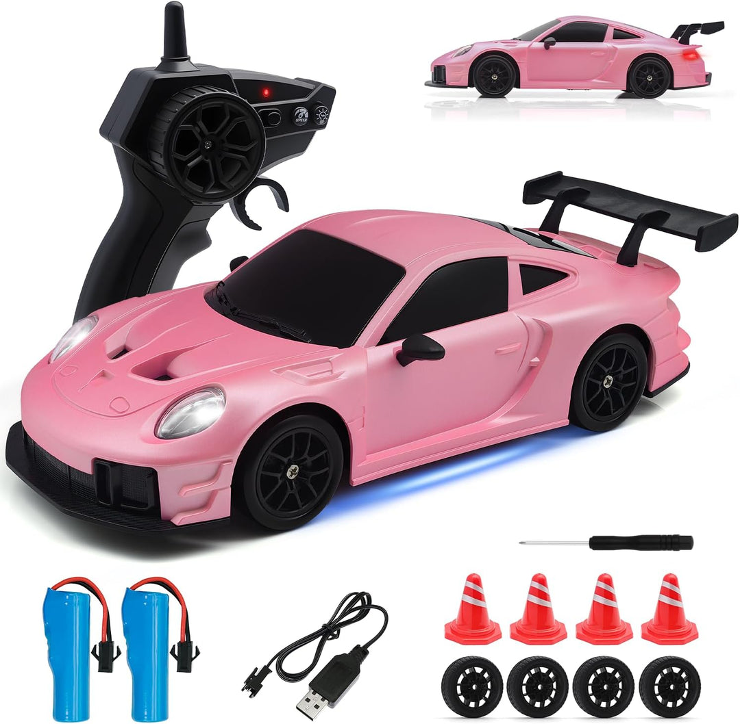 Aka Supaku Coche de deriva a control remoto, 1:24 4WD, vehículo con...