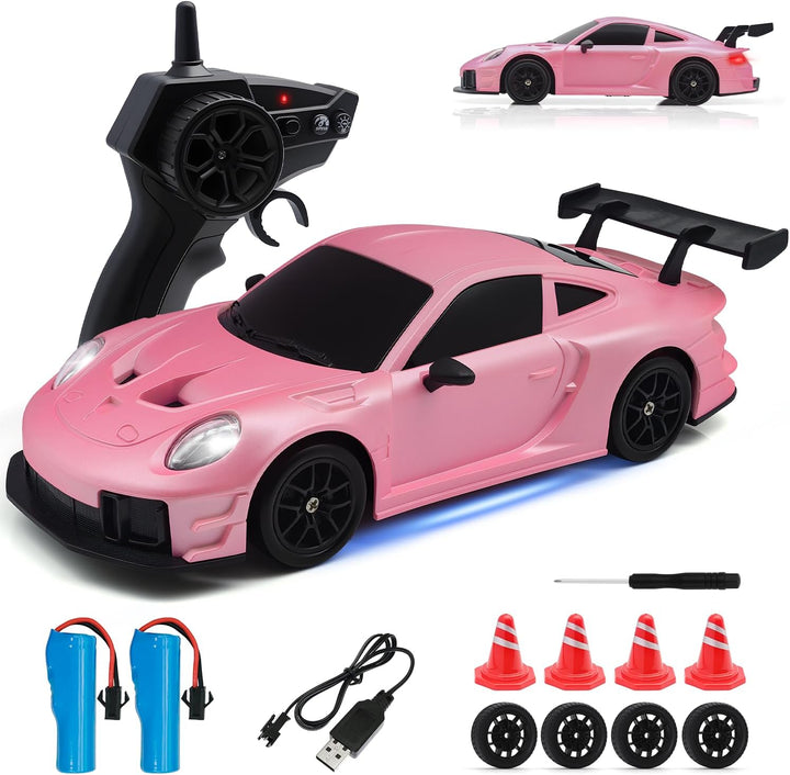 Aka Supaku Coche de deriva a control remoto, 1:24 4WD, vehículo con...