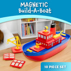 POPULAR PLAYTHINGS Juguete magnético de baño Build-a-Boat