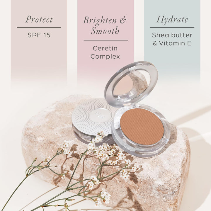 PÜR MINERALS Base de Maquillaje Mineral Prensada 4 en 1 en Polvo co...