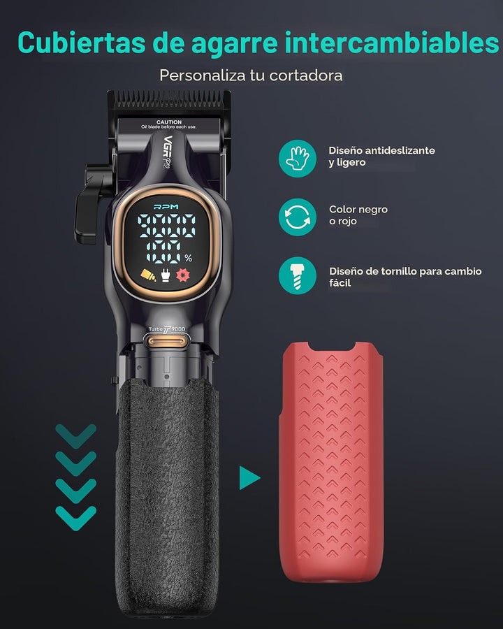 VGRPRO Cortadora de pelo profesional para hombres, cortadora de pel...