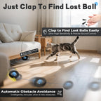 Juguete interactivo para gatos de interior, bola activada por movimiento y