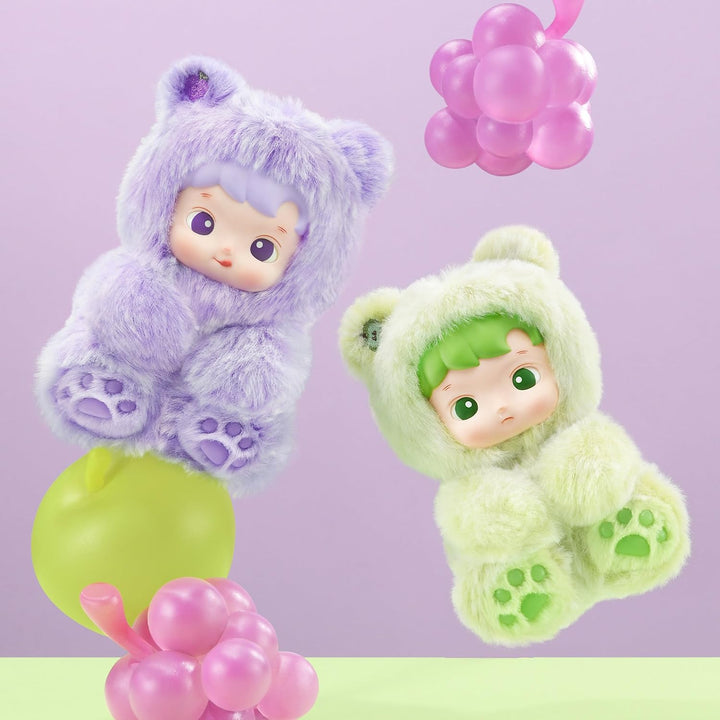 POP MART HACIPUPU Serie de Osos Gomosos - Colgante de Peluche de Vi...