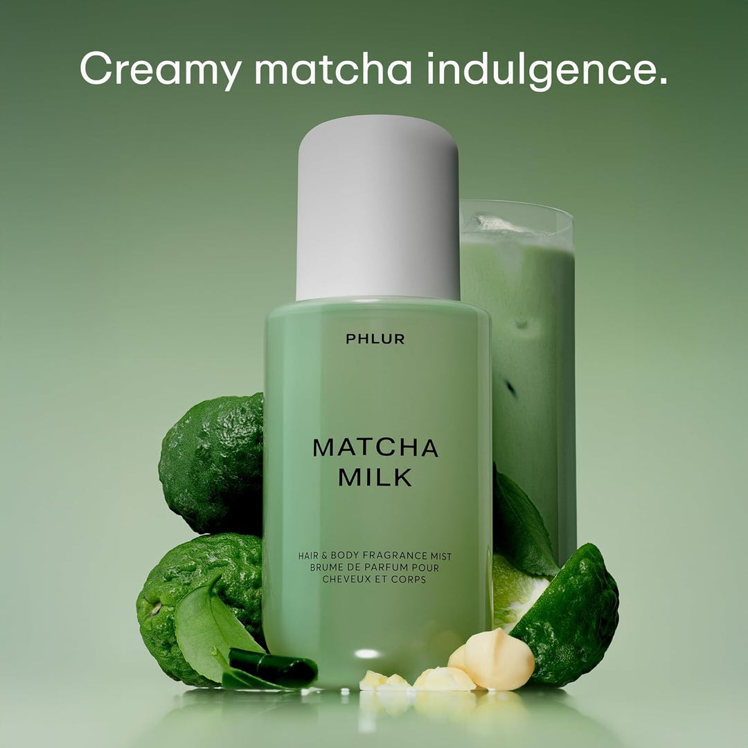 PHLUR Matcha Milk Body Mist, 8 onzas líquidas, perfume para el cabe...