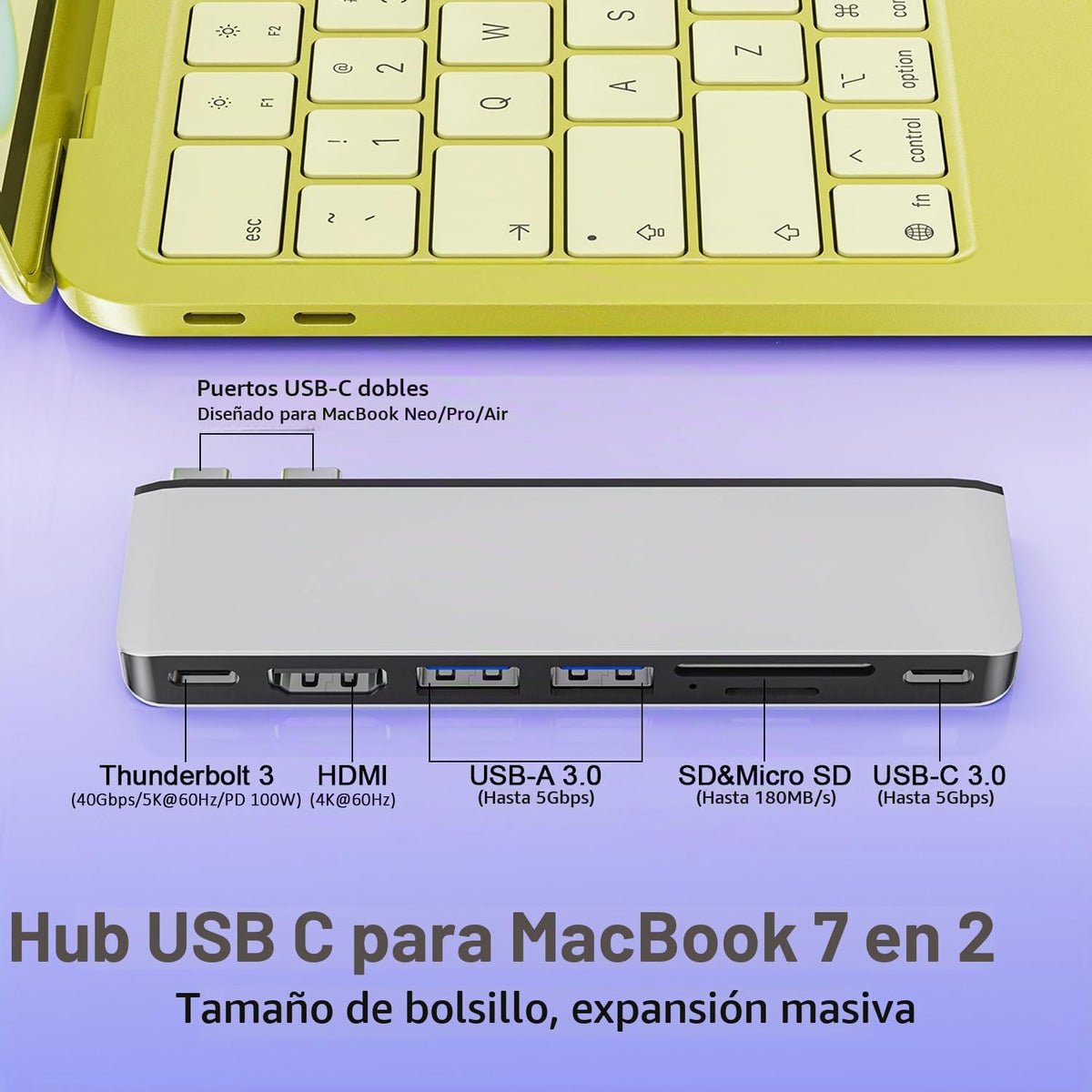 Tioleje, hub USB