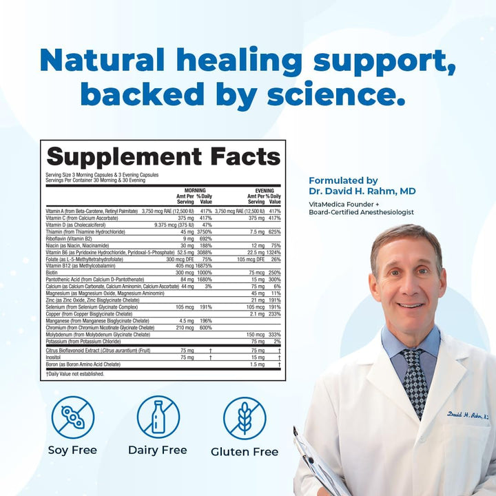 VitaMedica Fórmula de apoyo clínico - Apoya la cicatrización de her...
