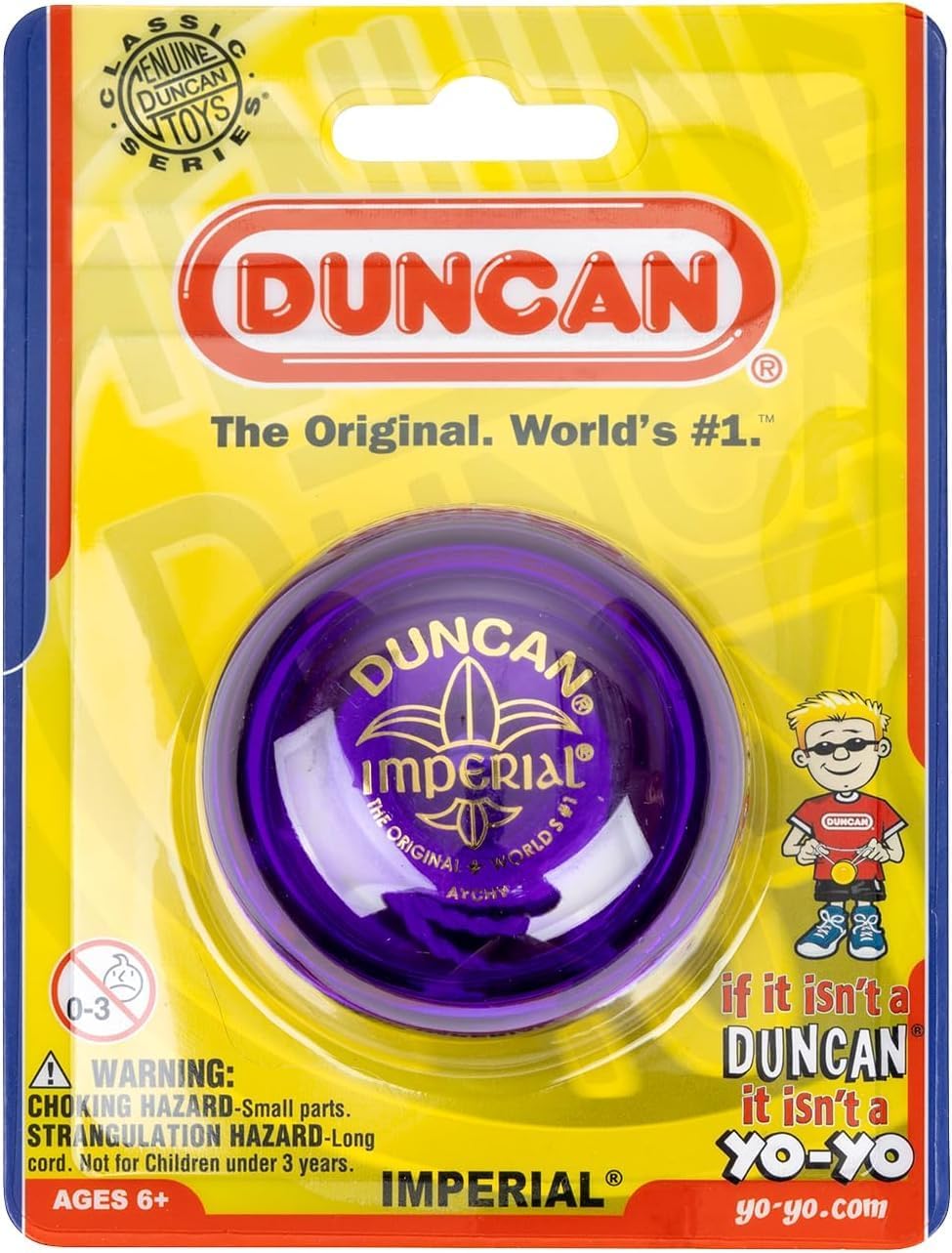 Duncan Imperial Yo-Yo - Juego de regalo de seis unidades, incluye uno de cada color (verde, azul, naranja, fucsia, rojo, morado)