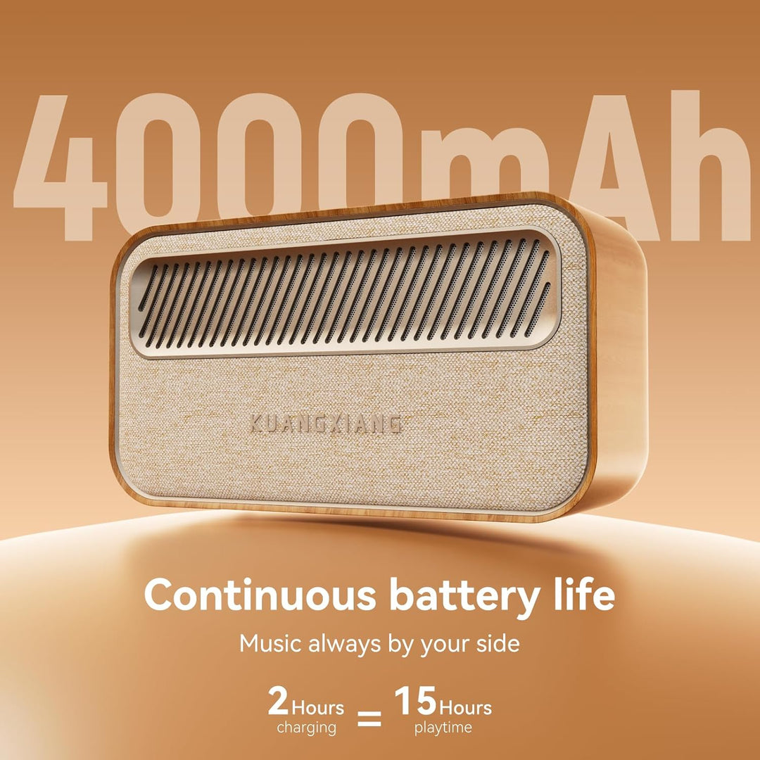 KUANGXIANG Altavoz Bluetooth 45 W (pico) Altavoz portátil inalámbri...