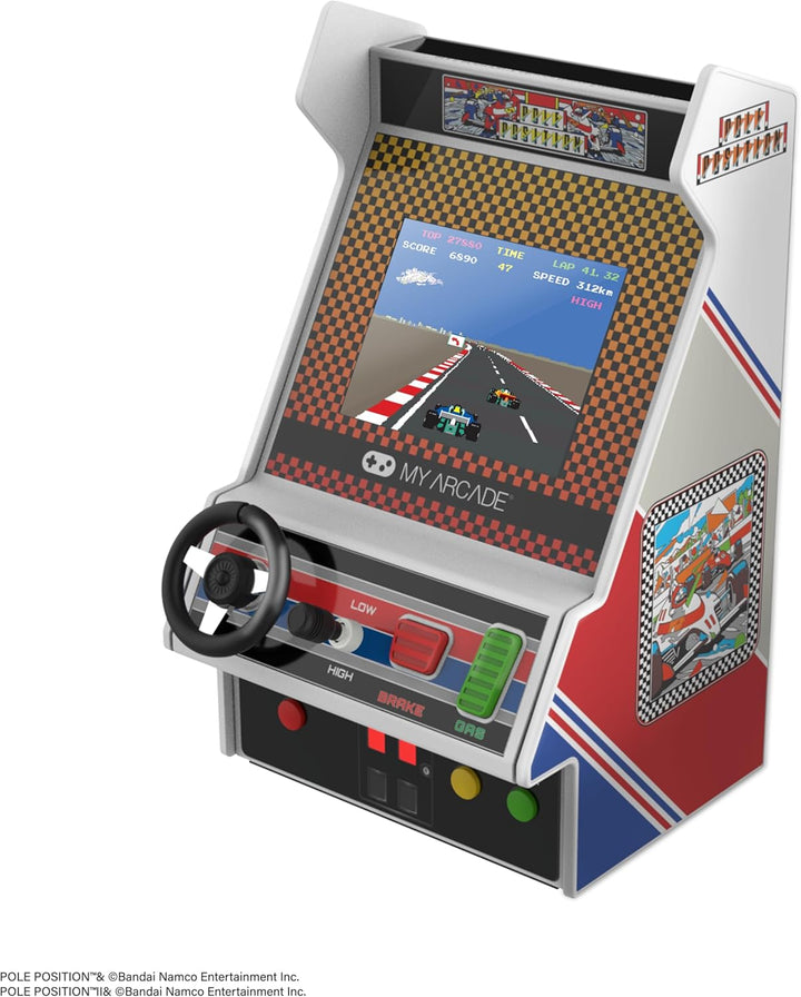 My Arcade Pole Position Racing Player: Consola Arcade retro con 2 j...