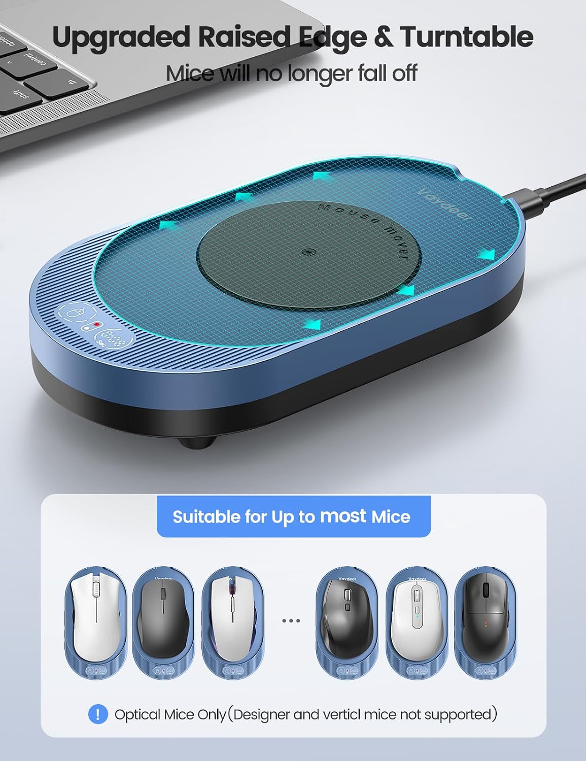 Vaydeer M4 Utra Mouse Mover con aplicación, dispositivo Jiggler de...