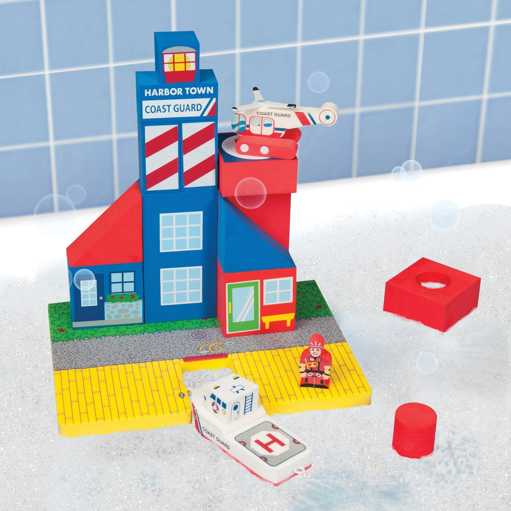 Juego de guardacostas flotantes BathBlocks