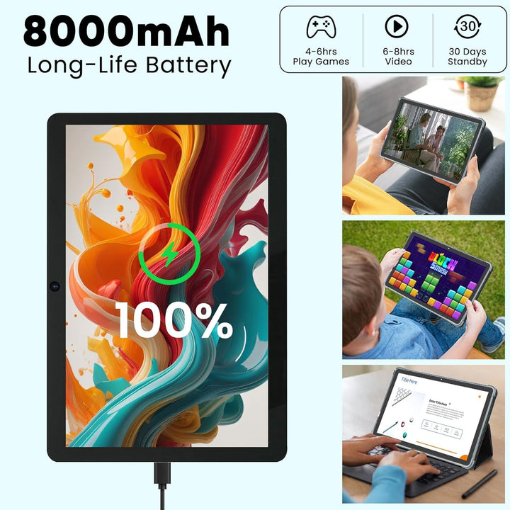Tablet Android de 11 pulgadas, 14 (6+8) GB de RAM, 128 GB ROM Octa-...