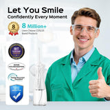 COSLUS Irrigador dental inalámbrico para dientes: 4 modos, portátil...