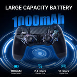 mone Wireless Controller for PS4\/PC, White Spider Design, Hall Eff...