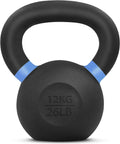 Yes4All Kettlebell recubierta en polvo, pesas de hierro fundido de 9-88 lb