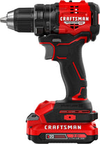 CRAFTSMAN V20 BRUSHLESS RP Taladro Atornillador, Batería y Cargador (CMCD714D1)